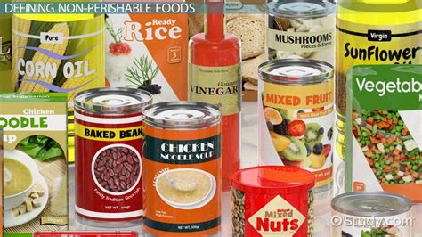 Non-Perishable Food | Overview &amp; Examples - Lesson | Study.com