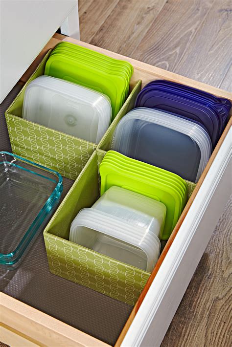 10 Genius Solutions for Organizing Food Storage Containers