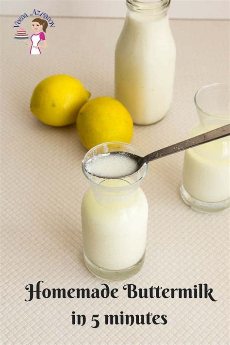 Homemade Buttermilk in five minutes - Veena Azmanov