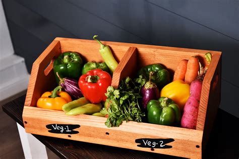 DIY Produce Storage Bin Tutorial with Plans - MellowPine