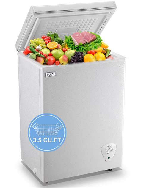 Snapklik.com : Chest Freezer Small Deep Freezer 3.5 CuFt Mini Freezer ...