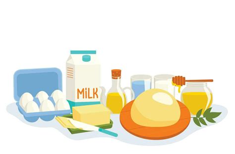 Set of food ingredients for fresh baking. Vector graphic. 27007520 ...