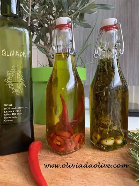 Amazing flavor homemade infused olive oil recipes garlic chili rosemary ...