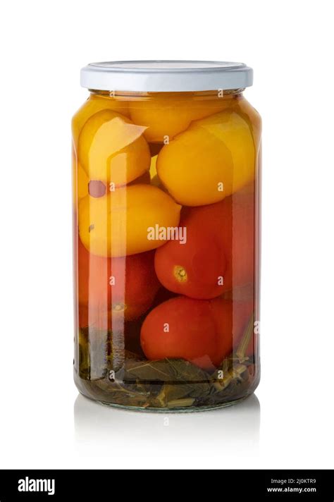 Canned tomatoes in jar Stock Photo - Alamy