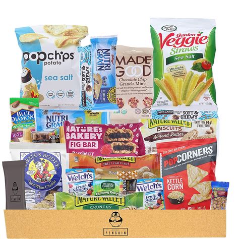 Healthy Snacks Care Package (20 Count Variety Snack Pack) Assortment of ...