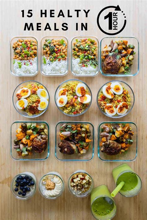 15 Healthy Meals In 1 Hour - Green Healthy Cooking