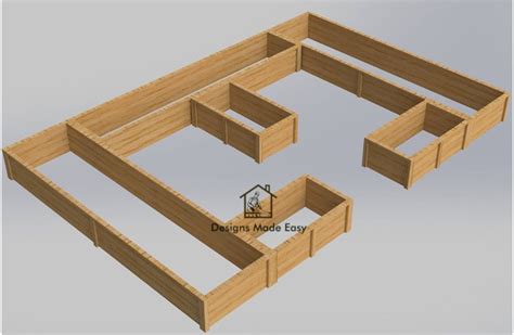 Raised Garden Bed Frame | EASY Design Plans Instructions for ...