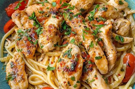 Chicken Scampi Pasta
