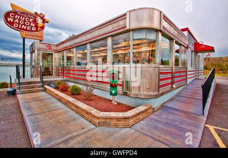 Old-fashioned roadside diner in rural area in HDR Stock Photo - Alamy