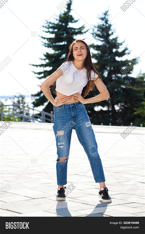 Full Body Brunette Image &amp; Photo (Free Trial) | Bigstock