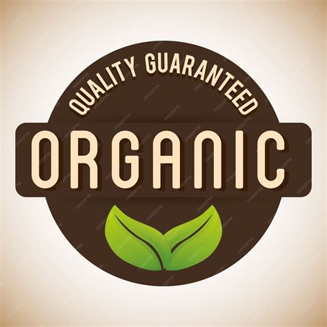 Premium Vector | Organic natural food label