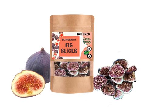Dried Fig Slices Dehydrated Fruit Chips With No Additives for Snacking ...