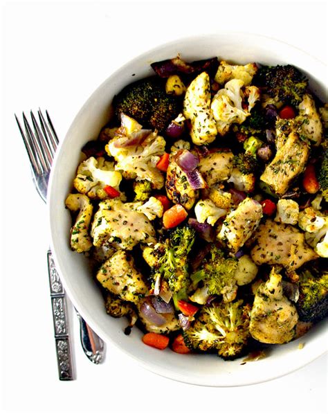 Sheet Pan Roasted Chicken and Vegetables- Spirited and Then Some