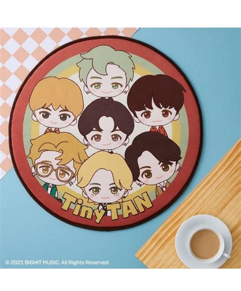 Authentic Bangtan Boys Bts Bt21 Tinytan KUJI Rug Carpet Jungkook Jimin ...