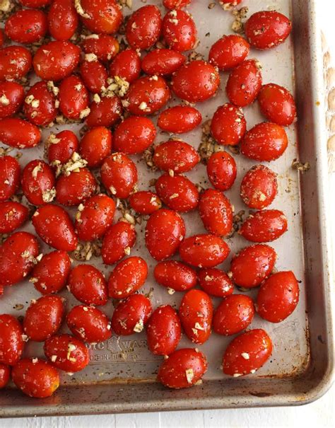 Roasted Cherry Tomatoes - The Suburban Soapbox