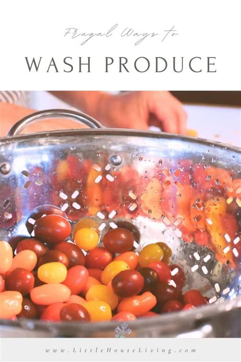 Washing Produce - Washing Produce with Vinegar