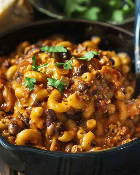 Slow Cooker Chili Mac | TheFamilyCooking