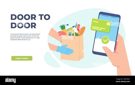 Online order food delivery Stock Vector Images - Alamy