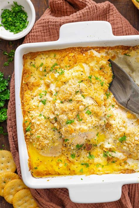 Chicken Casserole with Ritz Crackers - Back To My Southern Roots