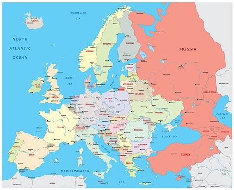 How Many Countries Are There In Europe? - WorldAtlas