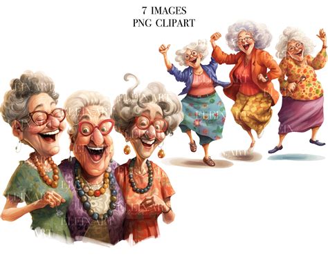 Old Ladies Clipart, Women Clipart PNG, Old People Clipart, Old Aged ...