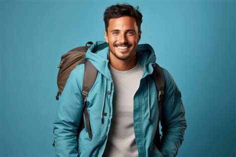 Premium AI Image | A traveler enjoying the place