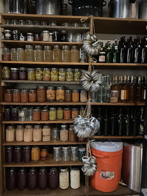 One day I’ll have a beautiful root cellar, but for now, this bookcase ...