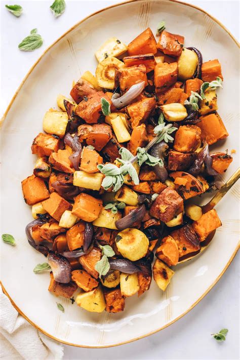 Roasted Root Vegetables With Pineapple