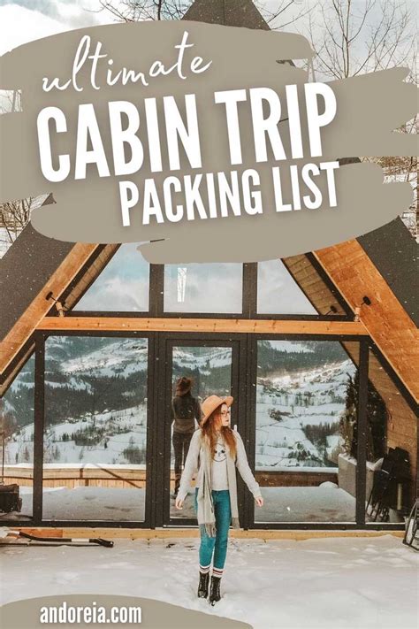 The Ultimate Cabin Trip Packing List