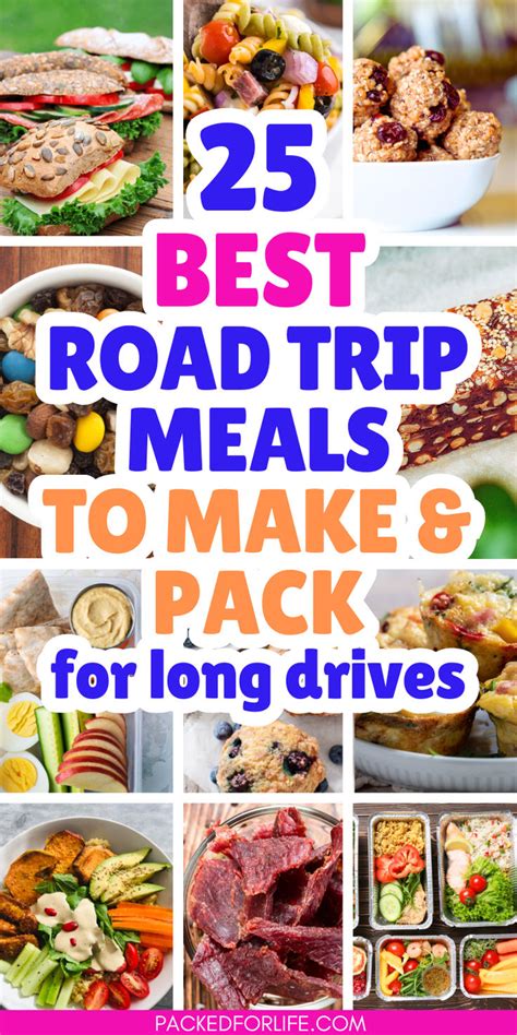 105+ Easy Road Trip Meals &amp; Snacks: Best Road Trip Food in 2025 | Road ...