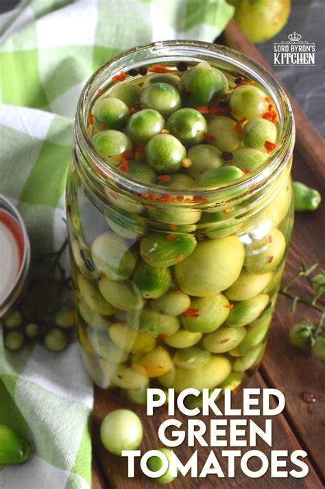 Pickled green tomatoes – Artofit