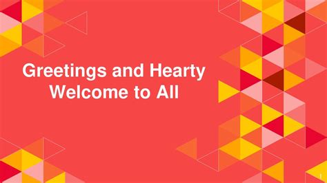 Hearty Welcome