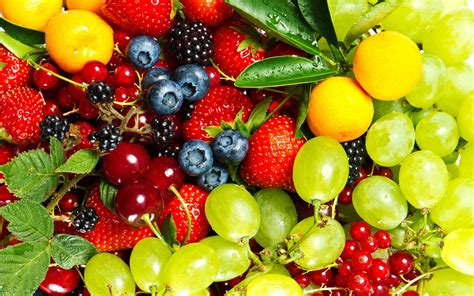Vibrant Fresh Fruits HD Wallpaper – A Burst of Nature’s Sweetness