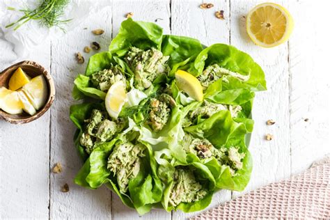 Avocado Chicken Salad Lettuce Wraps | Easy Recipes From Home