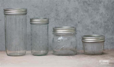 Guide to Mason Canning Jars: Sizes and Uses - Attainable Sustainable®
