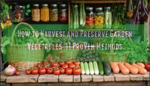 How to Harvest and Preserve Garden Vegetables: 11 Proven Methods