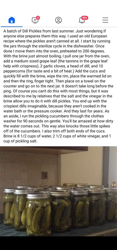 Homemade Pickles in Jars