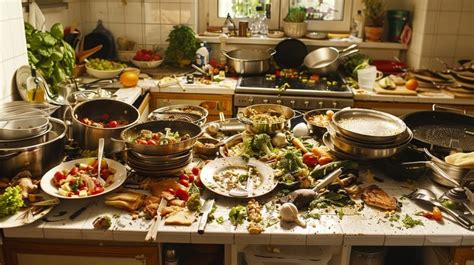 Free Messy Kitchen Scene Image | Download at StockCake