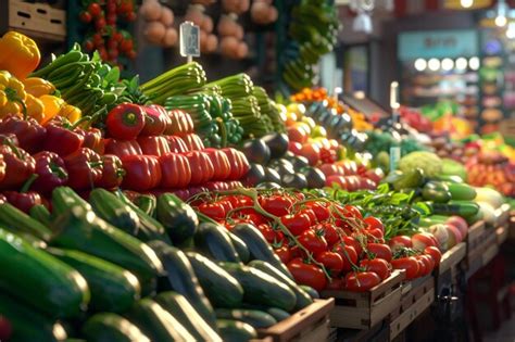 Premium Photo | A colorful array of fresh produce at a market