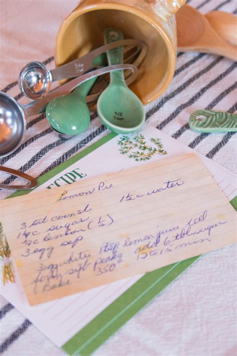 Hand Written Recipe Cards - CREATIVE CAIN CABIN