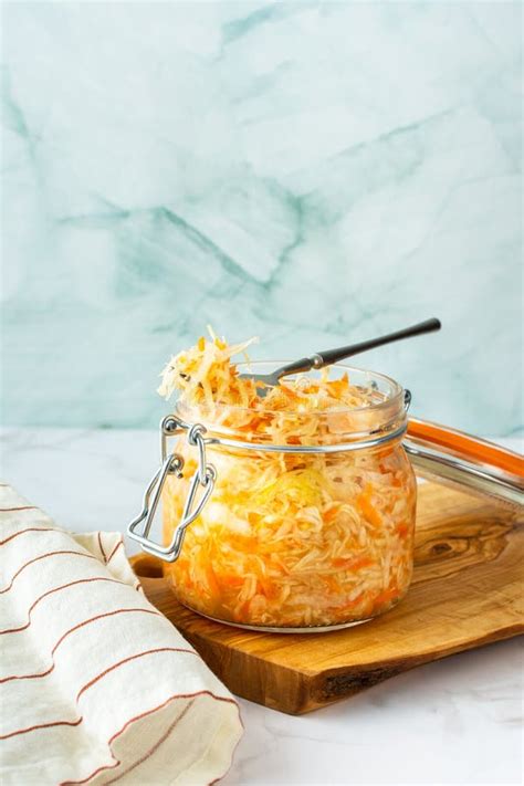 Fermented Cabbage with Carrots Stock Image - Image of delicious, diet ...