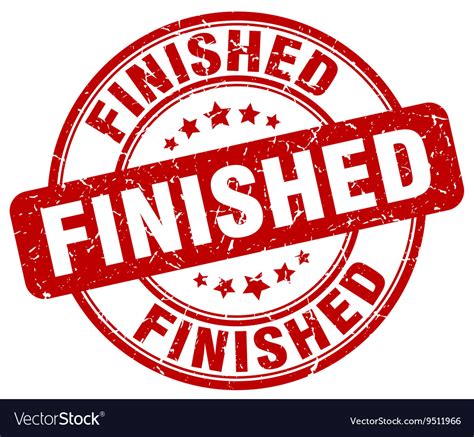 Completed Stamp Vector