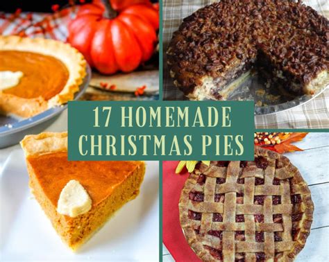 17 Homemade Christmas Pies - Just A Pinch
