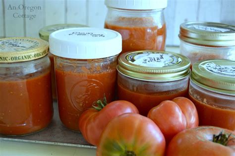Easy Freezer Plain Roasted Tomato Sauce - An Oregon Cottage
