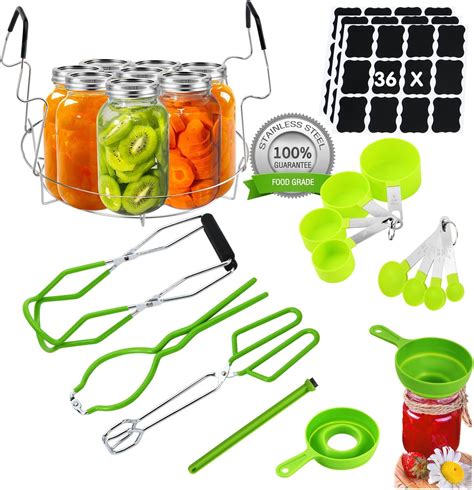 Amazon.com: Canning Supplies Set of 8 – Canning Kit for Beginners ...