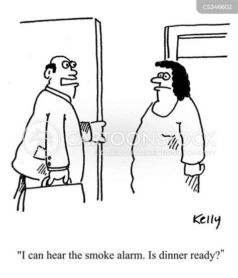 Burnt Dinner Cartoons and Comics - funny pictures from CartoonStock