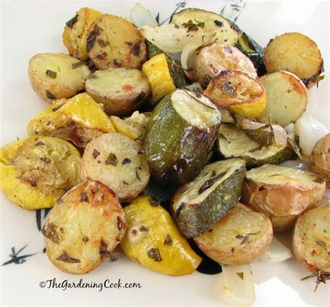 Roasted Garden Vegetables with Fresh Herbs