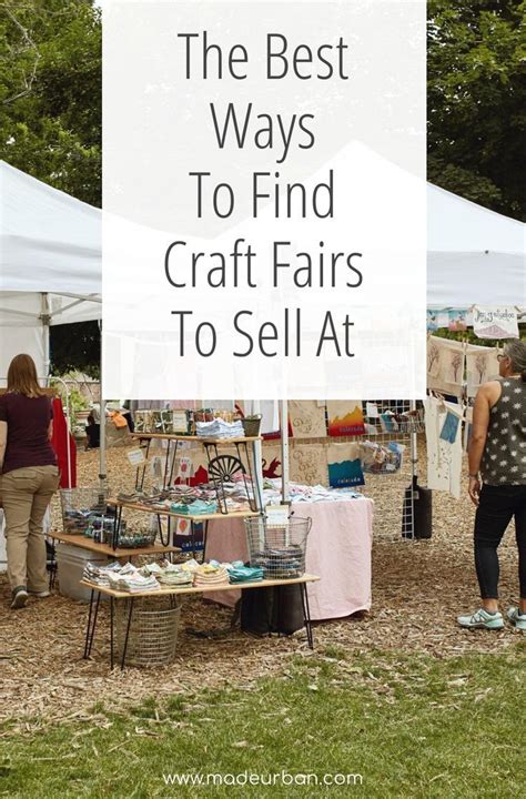 Where to find craft shows to sell handmade products – Artofit
