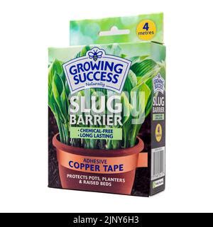 Growing Success Slug Barrier Copper Tape Stock Photo - Alamy