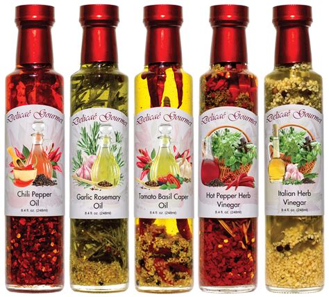 Infused Oils and Vinegars